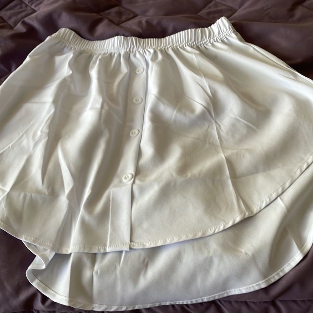 3 Shirt Extenders. Solid Black Solid White And Bl… - image 5